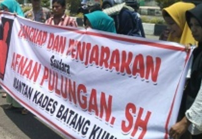 Gerakan Mahasiswa dan Masarakat Desa Batangkumu Meminta Penegak Hukum Proses dan Tangkap AFNAN PULUNGAN.SH. 1
