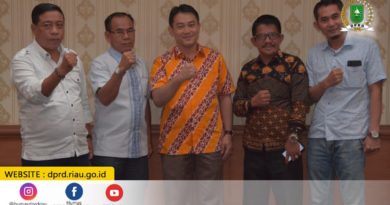 Wakil Ketua DPRD Riau Terima Kunjungan Kerja Komisi III DPRD Inhil 5