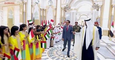Presiden Jokowi Disambut Upacara Kenegaraan di di Istana Kepresidenan Qasr Al Watan, Abu Dhabi 5