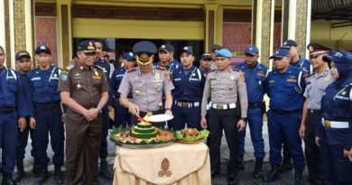 Kapolres Kampar Pimpin Upacara HUT Satpam ke-39 Tingkat Kabupaten Kampar 4