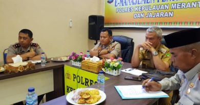 Teleconference Bersama Kapolda Riau, Wabup : Pemkab Meranti Bersama TNI/Polri Siap Antisipasi Karlahut 5
