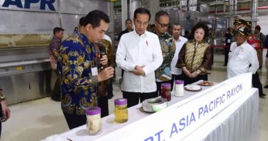 Presiden Jokowi Resmikan PT. Asia Pasific Rayon Pelalawan 5