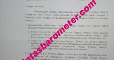 Surat Keputusan Gubernur Riau Perihal Penunjukan PLT Bupati Bengkalis 5