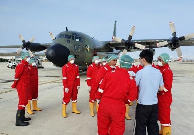 Senin Pagi, Pesawat Hercules C-130 Pengangkut Alat Kesehatan Covid-19 dari Tiongkok Tiba di Halim 1