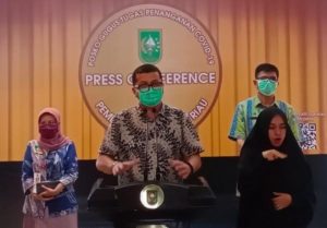 Jubir Umumkan Penambahan 4 Kasus Positif Covid-19 di Riau, Total Jadi 24 Kasus 2