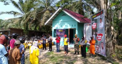 Sukses Resmi kan Rumah Isolasi Mandiri & Posko Relawan COVID - 19, Di Desa Sadar Jaya 6
