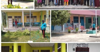 Pemdes Makeruh Semprot Disinfektan Rumah ODP dan Rumah Ibadah 5