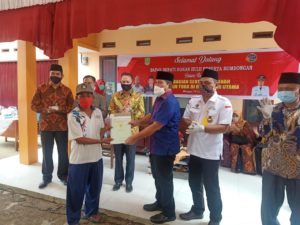 Bupati Rohul Bagikan 504 Sertifikat Tora Program Pemerintah Pusat Kepada Warga Desa Pasir Utama 2