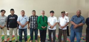 Syamsurizal Kunjungi Posko Tim Pemenanga(AMAN) di Pakning, Ajak Masyarakat Menangkan AMAN 2
