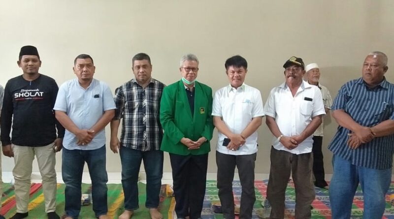 Syamsurizal Kunjungi Posko Tim Pemenanga(AMAN) di Pakning, Ajak Masyarakat Menangkan AMAN 1