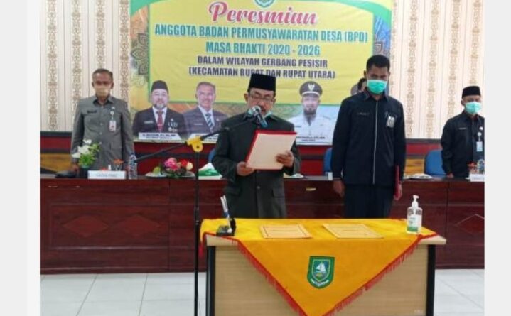 Plh Bupati yang Diwakili oleh Drs. H. Tengku Zainudin M.Si Meresmikan BPD kecamatan Rupat dan Rupat Utara 1