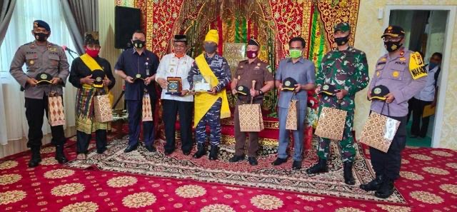 Wakil Bupati Rohil Jamiludin Terima Kunjungan Kerja Komandan Lanal Dumai 1