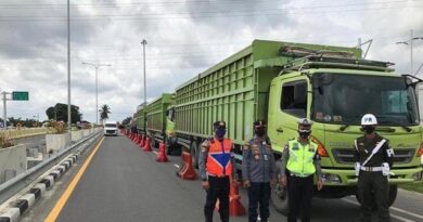 20 Unit Truk ODOL Kena Tilang, Razia Gabungan di Jalan Akses Pintu Tol Pekanbaru-Dumai 4