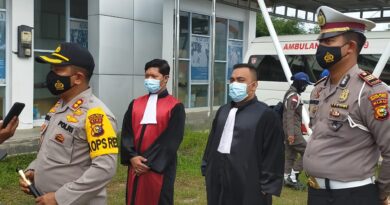 Kapolres Rohul AKBP Taufiq Lukman N SIK MH Pimpin Operasi Yustisi 4