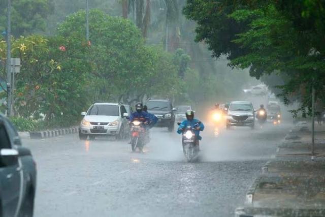 Hujan Merata Mengguyur Tujuh Daerah Ini di Riau 1
