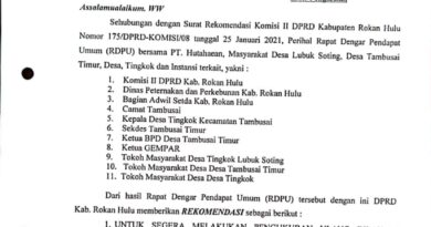 DPRD Rokan hulu Keluarkan Rekomendasi Pengukuran Ulang Wilayah PT.Hutahaean Tambusai 6