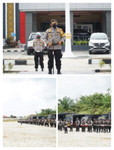 Pasca putusan MK, 101 Personil BKO Brimob Polda Riau Tiba di Polres Rokan Hulu 2
