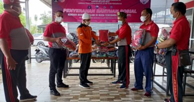 HBP KE-57, Lapas Pasir Pengaraian Beraama Komunitas di ROHUL Serahkan Bantuan SosiAl Bencana Alam NTT 4