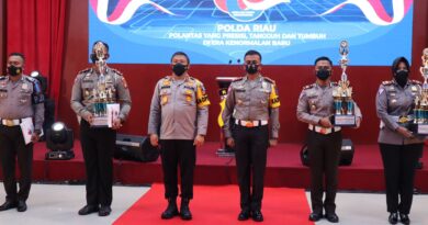 Luar Biasa..! HUT Polantas Ke 66, Polres Rohul Terima Penghargaan Dari Kapolda Riau 5