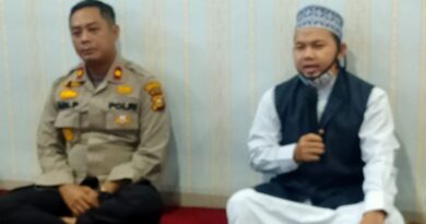 Dihadiri Kompol Adi Prabowo, SH, S.ik., MH Personil Polres Rohul Adakan Giat Bimbingan Rohani di Musolla Makopolres 4