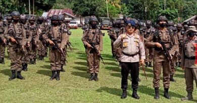 Basmi Ilegal Logging di Rimbang Baling Kampar, 100 Personel Brimob Dikerahkan 6