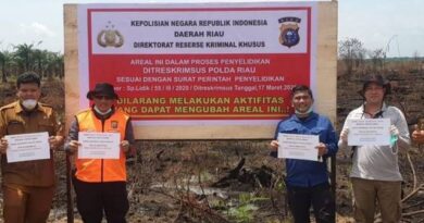 Berkas Lengkap, Polda Riau Akan Serahkan Tersangka dan Barang Bukti Kasus Karhutla PT BMI 4