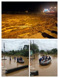 Banjir Susulan Disertai Ribuan Kubik Kayu dan Lumpur Ratusan Pemukiman Digenangi Air 2