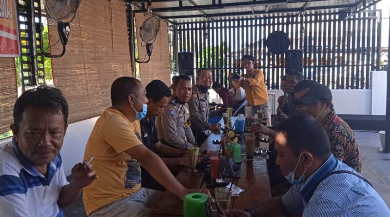 Kapolsek Bangko Mengadakan Temu Ramah Bersama Seluruh Awak Media Rohil 1