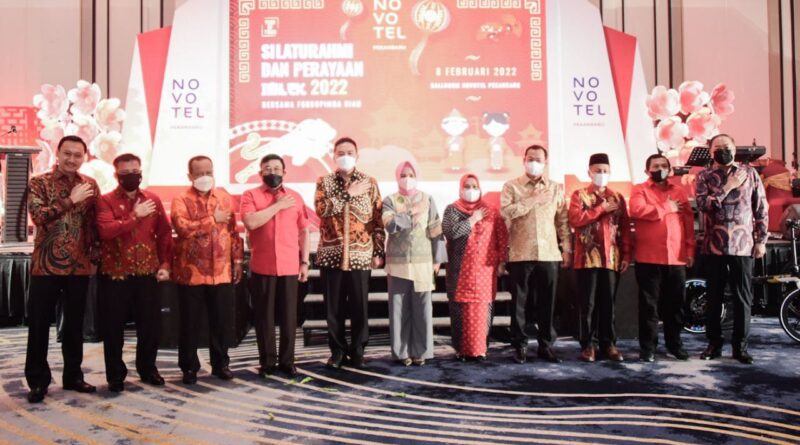 Bupati Bengkalis Kasmarni Hadiri Kegiatan Silaturahmi dan Perayaan Imlek tahun 2022 1