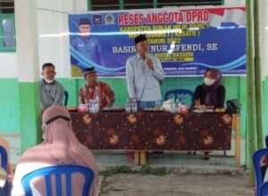 Wakil Ketua DPRD Rohil, Basirun Nur Efendi Jemput Aspirasi Masyarakat Jalan Selamat 2