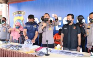 Tim Gabungan Polres Dumai Dan Polda Riau Berhasil Bekuk Pelaku Penembakan Di Bukit Kapu 2