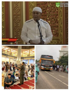 Sejumlah 241 Jemaah Calon Haji Pagi Ini Resmi Diberangkatkan dari Masjid Agung Islamic Center Pasiir Pengaraian 2