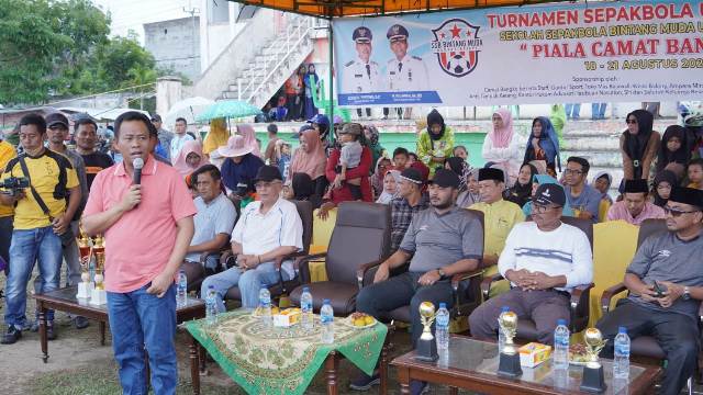 Turnamen Sepakbola Usia Dini Piala Camat Bangko Resmi Dibuka Oleh Wakil Bupati Rohil 1
