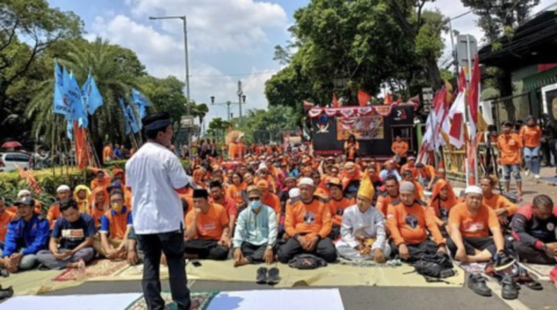 Prtai Buruh Bakal Demo Tolak Perpu Ciptaker di Istana Hari Ini 1