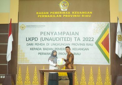 Bupati Rohil, Afrizal Sintong Menyerahkan Laporan keuangan TA 2022 Ke BPK Riau Siap Untuk Diperiksa  Secara Rinci
